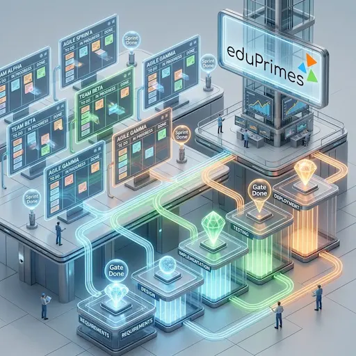 Project Management, Agile & IT Governance illustration